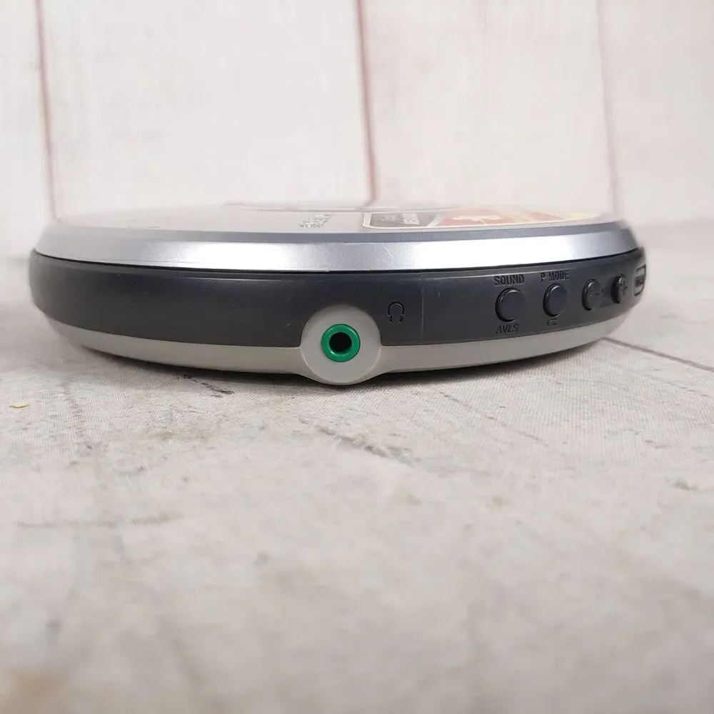 PARTS ONLY - Vtg Sony Walkman D-EJ011 Portable CD Player Silver G-Protection